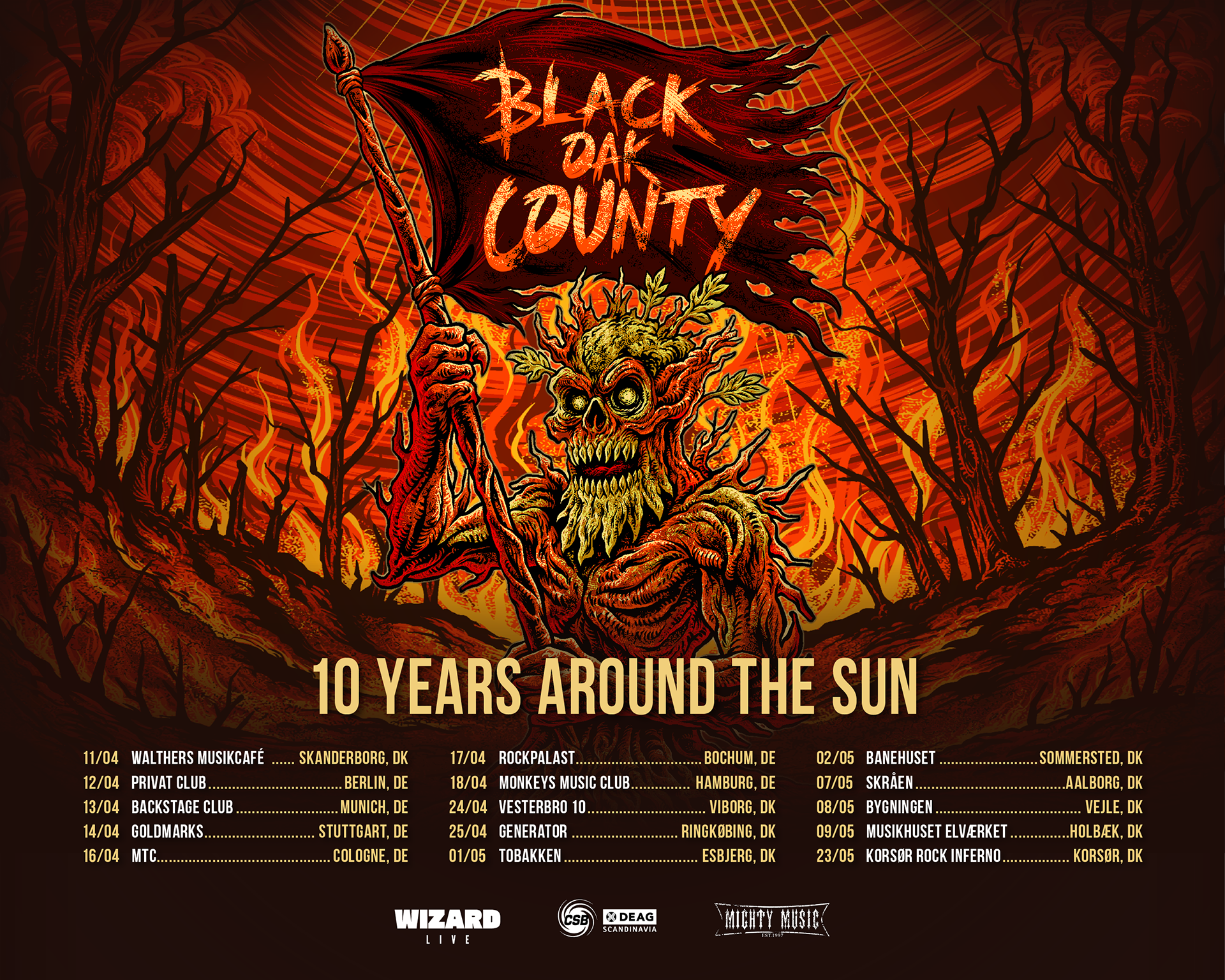 Black Oak County – 10 Years Around the Sun Tour, 2026